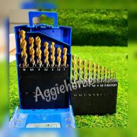 ราคา HHW ดอกสว่านเจาะเหล็ก รุ่น TWIST DRILL HSS 10 100057 19 PCS ขนาด 1 0 10 0X0 5MM SPIRALBOHRER เจาะเหล็กหล่อ เหล็กดัด ดอกสว่าน สว่าน ดอกเจาะ เครื่องมือช่าง ช่าง จัดส่ง KERRY (21404408472)