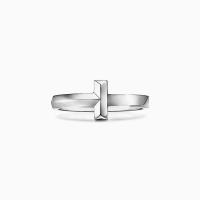 ราคา Tiffany Co Tiffany T T1 แหวนในเยลโลว์โกลด์ โรสโกลด์ ทองคำขาวประดับเพชรทรงกลม (21790635732)