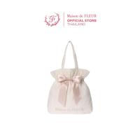 ราคา NEW Arrival Maison De FLEUR Lace Ribbon Tote Bag (21789440201)