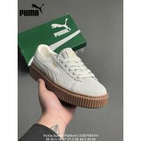 ราคา พูม่า puma rihanna suede platform ii casual sneakers รองเท้าบุรุษและสตรี รองเท้าฟิตเนส รองเท้าฟุตบอล รองเท้าบุริมสวย รองเท้าผ้าใบสีขาว (21640307097)