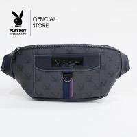 ราคา Playboy กระเป๋าคาดอกคาดเอวผู้ชาย ลิขสิทธิ์แท้ รุ่น ST B241PBM264 BL ดีไซน์กระเป๋าชายคาดเอวPVCแต่งแถบผ้า สีน้ำเงิน (21912907668)