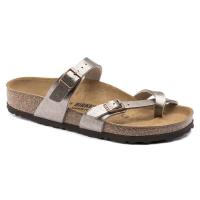 ราคา Birkenstockรองเท้าแตะ Mayari Birko Flor Womens Regular Width Sandals in Graceful Taupe (17921522318)