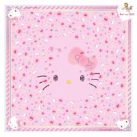 ราคา ผ้าพันคอ ผ้าคลุมไหล่ Kiss Me Doll New Collection ลาย Kitty ขนาด 100x100 cm (21470609474)
