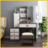 ราคา โต๊ะเครื่องแป้ง โต๊ะแต่งหน้า สไตล์เกาหลี ขาโต๊ะเป็นเหล็กเคลือบกันสนิมอย่างดีR837 (19997101235)