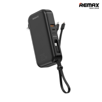 ราคา Remax Maxx Powerbank รุ่น W1001 ความจุ 10000 mAh แบตสำรอง ชาร์จไว มีสายชาร์จและปลั๊กในตัว พาวเวอร์แบงค์ (21979139879)