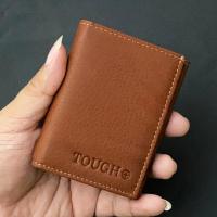 ราคา กระเป๋าสตางค์หนังแท้ 100 มินิมอล 3 พับ ทรงตั้ง ไม่มีซิป ก้นกระเป๋าปิดทึบไม่มีรู Wallet กระเป๋าสตางค์ ไซส์มินิ หนังนุ่ม genuine leather (5053784564)