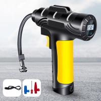 ราคา LEBI สำหรับรถยนต์เครื่องสูบลมไฟฟ้ายางแรงดันสูง12v220v อเนกประสงค์แบบพกพาได้ปั๊มเติมลมติดรถ (21692790126)