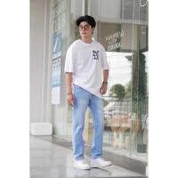 ราคา สีอ่อน Slim Fit Jeans กางเกงยีนส์ทรงสลิม เข้ารูป NAMEW (21060032650)