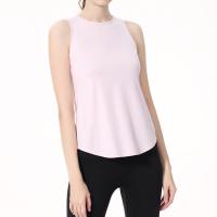 ราคา LuluNew Yoga Sports Short Sleeve Classic Crewneck Mesh Panel Soft Material Running Top 1318 (17837036566)