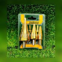 ราคา JADEVER ดอกสว่าน รุ่น JDJD3401 3PCS SET STEP DRILL BIT SET ดอกทรงเจดีย์ ดอกสเต็ป ดอกเจาะ สว่าน เจาะเหล็ก ดอกเจาะสเต็ป เครื่องมือช่าง งานช่าง จัดส่ง KERRY (21438732955)