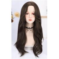 ราคา วิกผมยาวปานกลางดัดลอน วิกผมยาวผู้หญิง วิกผมยาวดัดลอน วิกผมแบบสวมครอบ (21644275303)