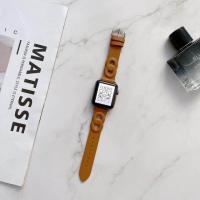 ราคา ร้อนใน Apple ดูคู่ทัวร์ Gourmette สายหนังคู่ Apple นาฬิกาข้อมือสายนาฬิกา Aliexpress (18413829913)