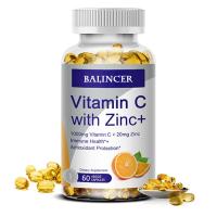 ราคา Balincer วิตามินซีและอาหารเสริมสังกะสีสำหรับผู้ใหญ่ ภูมิคุ้มกัน พลังงาน เสริมสร้างภูมิคุ้มกัน ต่อต้านวัย (21264432782)