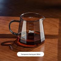 ราคา BINCOO ชุดหม้อแบ่งปันแก้วกาแฟถ้วยกรองกรวยกระดาษกรองหยดกาต้มกาแฟหม้อชงขนาด500มล 700มล (21445870407)