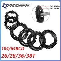 ราคา PROWHEEL จักรยานแหวนโซ่จักรยานเสือภูเขา64BCD 104BCD Chainring 26 28 36 38ครั้งคู่ความเร็วโซ่ล้อพอดี10วินาที11วินาทีขี่จักรยานชิ้นส่วน (15980826581)