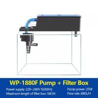 ราคา กรองแขวน ตู้ปลา กรองน้ำตู้ปลา ปั๊มน้ำ ปั๊มแขวนตู้ปลา ปั๊มออกซิเจนตู้ปลา ปั๊มออกซิเจนปลา SOBO WP 880F WP 1880F WP 2880F WP 3880F WP 4880F (21782640123)