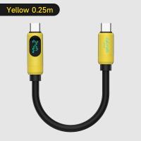 ราคา Hagibis USB C เป็น USB C สายที่ชาร์จความเร็วสูงจอแสดงผลแอลอีดี Type C PD 240W สายชาร์จ5A สายสำหรับ iPhone ถ่ายโอนชาร์จอย่างเร็วโอนถ่ายข้อมูล15 15 Pro Max Air Android iPad MacBook Pro (21948356285)