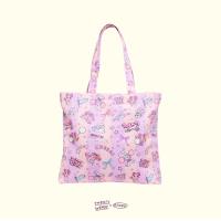 ราคา DADDY Twenty Wendy x Daddy Stripes Tote กระเป๋าผ้าแคนวาส ลายทางสีม่วง สุดน่ารัก (21875248065)