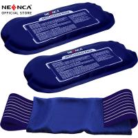 ราคา NEENCA Gel Cold Hot Packs 2 Ice Packs 5x9 in with 1 Adjustable Wrap Reusable Warm or Ice Packs for Injuries Hip Shoulder Knee Back Pain (20817873544)