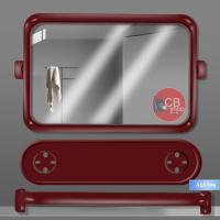 ราคา CB Shop กระจกพลาสติก4เหลี่ยม กระจกห้องน้ำ กระจกแบบชุด กระจกพลาสติก4เหลี่ยม มีหลายสีให้เลือก สินค้าพร้อมจัดส่ง (7530201909)