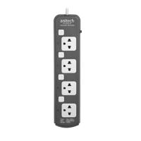 ราคา ANITECH ปลั๊กไฟ 4 ช่อง 4 สวิตต์ สายยาว 5 เมตร Plug รางปลั๊กไฟ ปลั๊กพ่วง ปลั๊ก มอก รุ่น H3354 (20007861204)