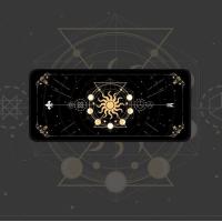 ราคา Kawaii Sun Moon Mouse Pad ไพ่ทาโรต์อุปกรณ์เกม พรมน่ารัก Laptot Player สีม่วงชมพูเมจิกคีย์บอร์ดเมาส์ขนาดใหญ่ MouseMat (18678135825)