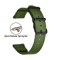 ราคา สายนาฬิกาผ้าไนล่อนสายนาโต้อุปกรณ์เสริมสายนาฬิกาข้อมือไนล่อนสายรัดไนลอนแบบถอดง่ายขนาด20มม 22มม (14861491514)