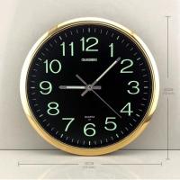 ราคา นาฬิกาติดผนัง QUARTZ นาฬิกาแขวนผนัง นาฬิกาตกแต่งบ้านโมเดิร์นสีดำ นาฬิกาสไตล์ Loft เข็มเรืองแสง ขนาด 30 ซม 12 นิ้ว (21739907343)