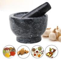 ราคา ครกหินแท้ ครกอ่างศิลา ครกหิน ทรงลึกลายอ่างศิลา ขนาด 4นิ้ว พร้อมสาก ตำพริกแกงได้ marble mortar lulucare (9103733739)