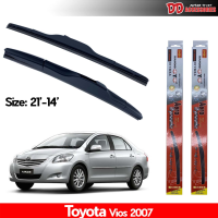 ราคา ที่ปัดน้ำฝน ใบปัดน้ำฝน ซิลิโคน ตรงรุ่น Toyota Vios 2007 2012 ไซส์ 21 14 ยี่ห้อ Diamond กล่องแดง (2013630791)