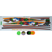 ราคา สติ๊กเกอร์ PCX 150 ปี2018 รุ่น2 ลายฉลาม สีสวย สีสด สีไม่เพี้ยน (3604328553)