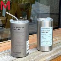 ราคา M KITCHEN แก้ว แก้วเก็บความเย็น แก้วน้ำเก็บความร้อนและเย็น แก้วกาแฟ ถ้วยกาแฟ กระติกน้ำ แสตนเลส พร้อมหลอด (17405597422)
