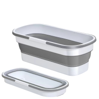 ราคา ถังพับได้ ถังน้ำพับได้ ขนาด 15ลิตร ถังซักล้าง ถังใส่น้ำพับได้ ถังน้ำ ถังไม้ถูพื้น พับได้ แบบพกพา พร้อมที่จับ ทรงสี่เหลี่ยมผืนผ้า สําหรับครัวเรือน (21718839789)