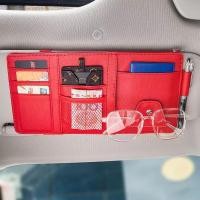 ราคา XPS Car Sun Visor Storage Multifunctional Universal Car Card Holder Creative Car Glasses Document Card Holder Storage Bag (16260740887)