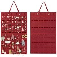 ราคา รู้สึกต่างหูที่เก็บแขวนกระเป๋าเครื่องประดับชั้นวางจอแสดงผลต่างหูถุงเก็บ (16784507314)