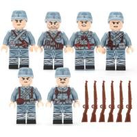 ราคา 8Pcs Legoing Minifiguresรุ่นสำหรับทหารเยอรมันชุดทหารตำรวจพิเศษเด็กบล็อคก่อสร้างของเล่น (16571950237)