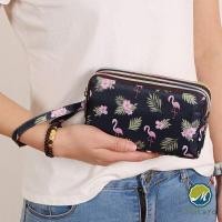 ราคา Makayo กระเป๋าสตางค์ 3 ช่อง กระเป๋าใส่มือถือ กระเป๋าผ้า คล้องมือ ladies bag (19159004301)