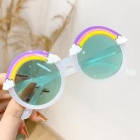 ราคา Fashion Jewelry Shop INS เมฆสีรุ้งใหม่ แว่นตาคิด แว่นกันแดดป้องกันรังสียูวีแฟชั่นเด็ก ของขวัญวันเด็ก (9607875587)