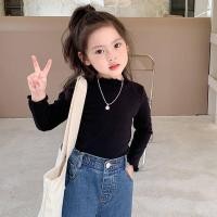 ราคา พร้อมส่งในไทย เสื้อแขนยาว คอเต่า สีพื้น ผ้าร่องยืด แบบนิ่ม สไตล์เกาหลี ผ้าบาง (17168743013)