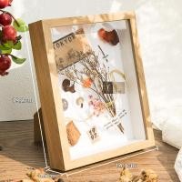 ราคา กรอบรูปไม้ แบบ 3D กรอบรูป ใส่ดอกไม้แห้ง DIYของตกแต่งบ้าน ใส่ดอกไม้ ฟิกเกอร์ ตุ๊กตา (21773524284)