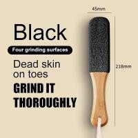 ราคา ตะไบเท้าสองด้านขนาดใหญ่สำหรับเครื่องมืออุปกรณ์ดูแลเท้ากำจัดหนังด้านผิวหนังที่ตายแล้วที่ขัดเท้าตะไบเท้า ไม้เนื้อแข็งและหินภูเขาไฟ Pengasah Berus Tumit Kaki (21490888935)