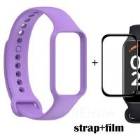 ราคา สำหรับ Xiaomi Mi Smart Band 8 Active Redmi Smart band 2 สายนาฬิกาสายรัดข้อมือสร้อยข้อมือเข็มขัดเปลี่ยน ฟิล์มกันรอย (19044459487)