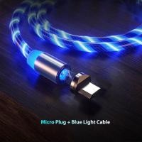ราคา 3ใน1 LEDแม่เหล็กไหล2 4A Fastสายชาร์จไฟLEDสายแท่นชาร์จแม่เหล็กชาร์จสายโทรศัพท์MicroสายType CสายUSB Nylonสายชาร์จสายสำหรับiPhone Android (16029051026)