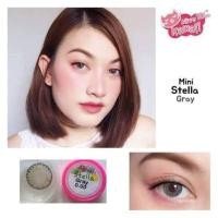 ราคา คอนแทคเลนส์ รุ่น Mini Stella สีเทา ตาล Gray Brown มีค่าสายตาปกติ 0 00 เปลี่ยนแทนทุกเดือน (18810099937)