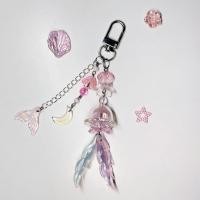 ราคา พวงกุญแจลูกปัด สำหรับห้อยกระเป๋า พวงกุญแจ แมงกระพรุน jellyfish keychain (21549975315)