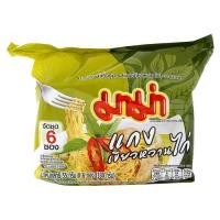 ราคา มาม่า บะหมี่กึ่งสำเร็จรูป รสแกงเขียวหวานไก่ 55 ก แพ็ค 6 (21926836469)