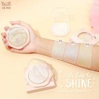 ราคา ไฮไลท์ หน้าเงา ฉ่ำโกลว์ โอบิวซ์ OB 1465 OBUSE SHINE HIGHLIGHT PALETTE (19573245775)