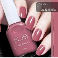 ราคา ส่งจากไทย ยาทาเล็บ KJB ไม่ต้องอบ ไม่ลอก สีทาเล็บ2024 สีทาเล็บสไตร์เกาหลี (21806196107)