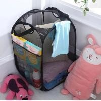 ราคา ตะกร้าผ้า ตะกร้าผ้าพับได้ ตะกร้าใส่ของพับได้ ตาข่ายใส่ของพับได้C40 (21491695287)