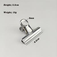 ราคา Large Metal Binder Clips Durable Paper Clips Grip Clamp For Documents Office Paper Clamps Metal Bulldog Clips (19831369524)